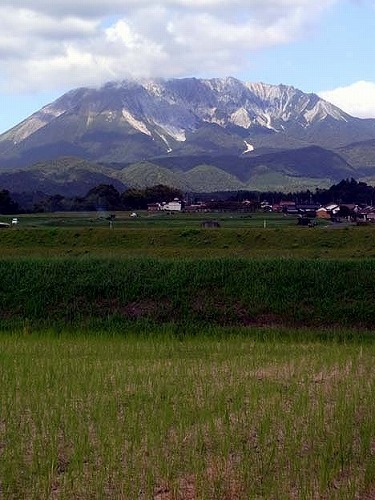 秋の大山　江府町貝田