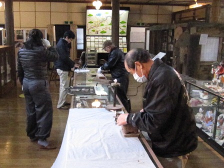 3月14日の調査の様子の写真