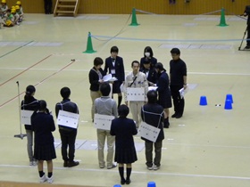 式典参加者の動線の確認