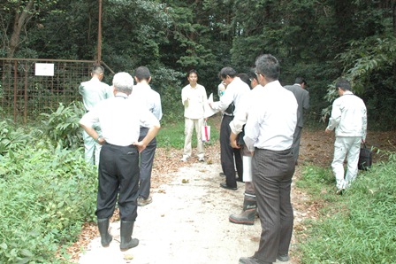 城山10号墳付近の様子