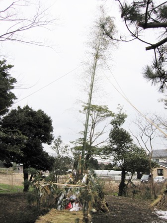 鳥取県境港市三軒屋のトンドの写真