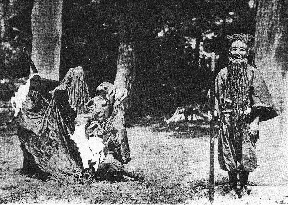 鳥取樗谿神社 獅子と猩々