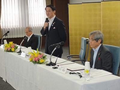 平井鳥取県知事のあいさつ