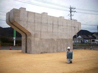 橋梁下部工（1工区）写真