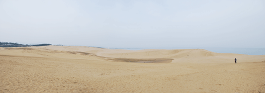 「馬の背」の風景－暖かい朝を迎えています