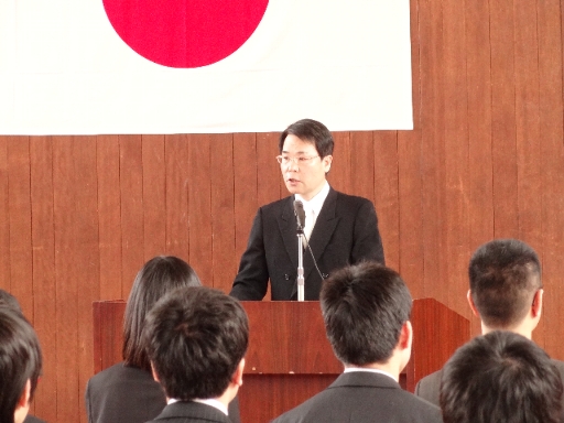 校長式辞の画像