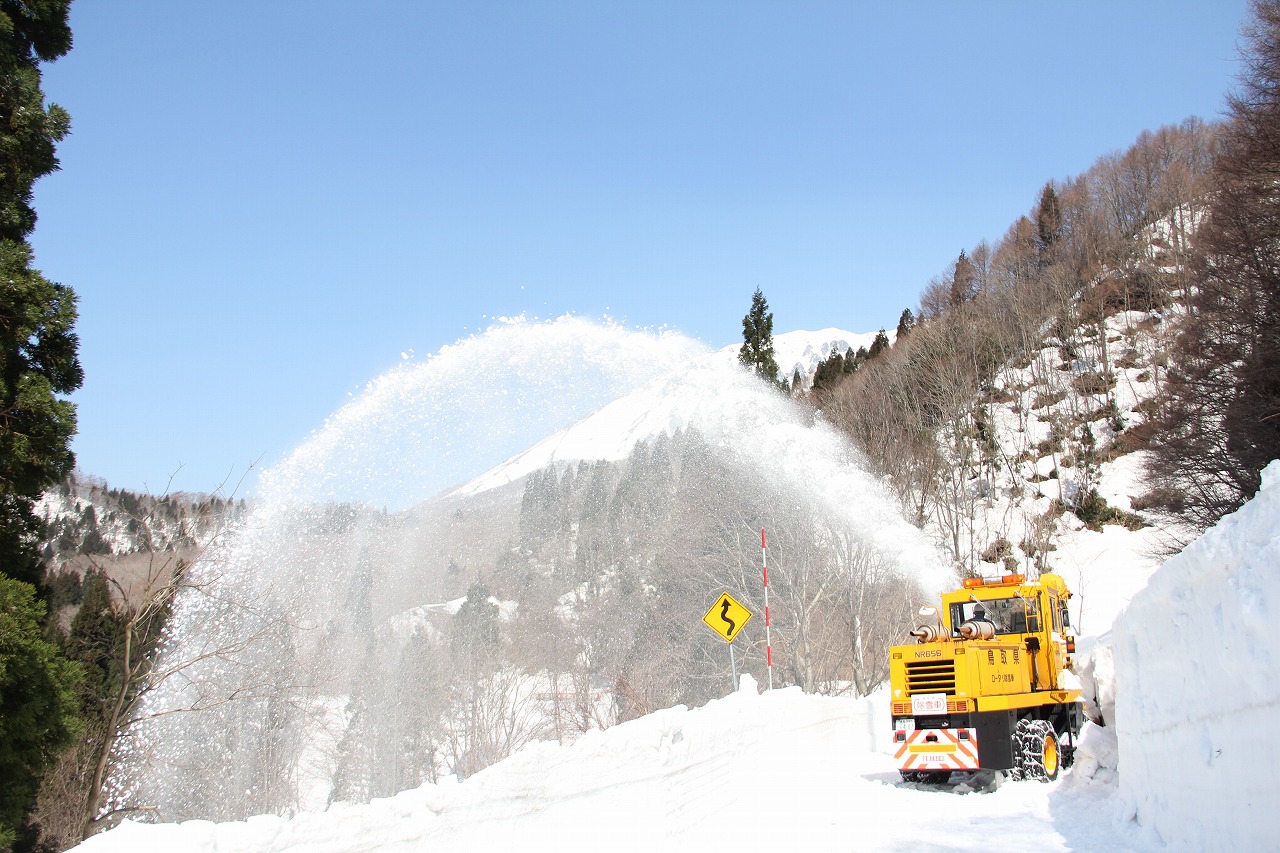 除雪　道路拡幅