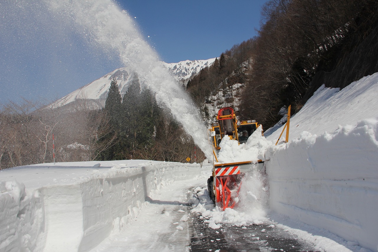 除雪 正面