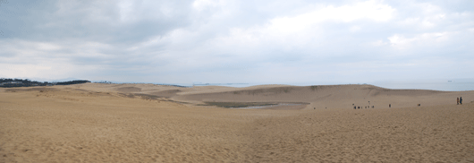 「馬の背」の風景－どんよりとした空模様です