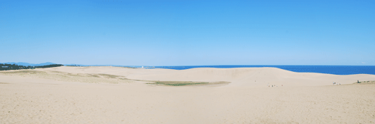 「馬の背」の風景－スカットした青空です