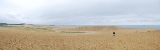 「馬の背」の風景－くもりです