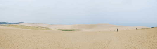 「馬の背」の風景－ぼんやりした空です