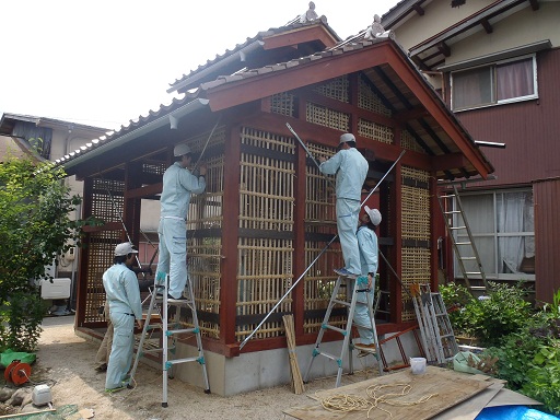 小舞竹編み体験(4)