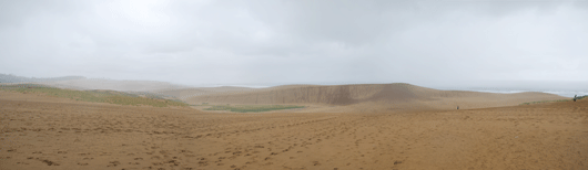 「馬の背」の風景－雨が降ったり止んだり