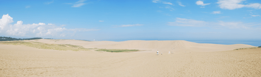 「馬の背」の風景－青空です