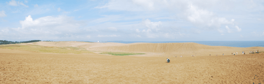 「馬の背」の風景-陽射しが降り注いでいます