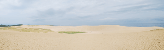 「馬の背」の風景－くもっています