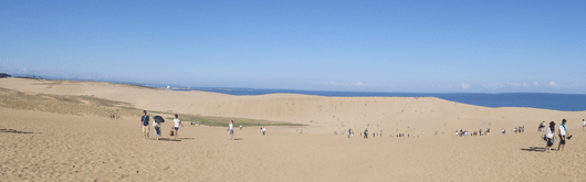 「馬の背」の風景－今日も大賑わい